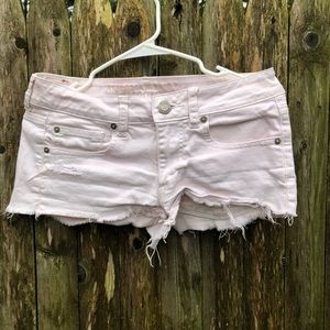 Light Blush American Eagle Jean Shorts
